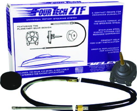 Uflex Fourtech&#153; ZTF Rotary Steering System, Black Cable