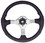 Uflex NISIDABP Nisida Steering Wheel&#44; Polished Finish w/Black Grip, Price/EA