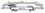 Uflex UC128-SVS 1 UC128SVS1 Silversteer Front Mount Hydraulic Steering Cylinder w/Straight Arm&#44; 7.3cu.in., Price/EA
