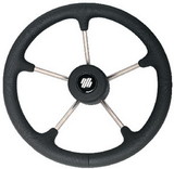 Uflex V70B Steering Wheel-Black Poly 5-Spoke