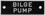 Bernard Engraving IP002 Bilge Pump Identi-Plate&#44; 5 Pack, Price/PK
