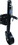 Fulton XP100126 10" Travel 1,200 lb Max Load Bolt Thru Swivel Jack with 6" Wheel, Black, Price/EA