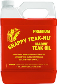 Snappy Teak STOG Premium Marine Teak Oil, Gal.