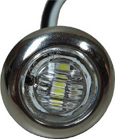 T-H Marine T-H LED Push-In Utility Light With Stainless Steel Bezel