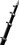 Taco Metals OC-0432BKA116 Taco Tele Center Rigger Poles&#44; 12' Black, Price/PK