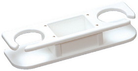 Taco Metals Drink Holder&#44; White Poly