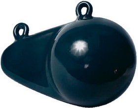 Greenfield PVC Coated Cannonball Style Downrigger Weight, Black