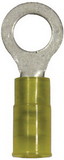 Wirthco 80865 Battery Doctor Yellow Nylon Insulated Ring Terminal, 12-10 AWG, 5/Pk.