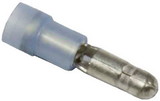 Wirthco 80873 Battery Doctor Male Blue Nylon Bullet Connector, 16-14 AWG, 5/Pk.