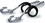 Tiedown Engineering 59548 Tie Down Engineering 36" Black Vinyl Jacketed Hitch Cables With "S" Hooks - Sold as Pair, Price/PK