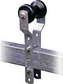 Tiedown Engineering 86121 Tie Down Engineering Hot Dipped Galvanized Keel Roller Assembly With 4" Rubber Roller
