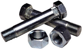 Tiedown Engineering 86250 Tie Down Engineering Fluted Zinc Plated Shackle Bolts With Nuts For Use With Spring Hanger Brackets (2 Per Pack)