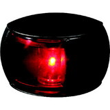 Hella 980520001 NaviLED® Port (Red) Side Light Only, Black w/Red Lens, 1 ea.