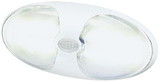Hella 980704001 DuraLED 12/24V DC White Light 12 LED Lamps With Switch, White Shroud