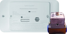 Safe-T-Alert 25742RWTTRKIT 25 Series - Dual Propane/LP And Carbon Monoxide Alarm w/Trim Ring & Solenoid, White