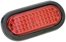 Wesbar 401584 6" Oval LED Stop&#44; Tail And Turn Lamp&#44; Horizontal Mt.