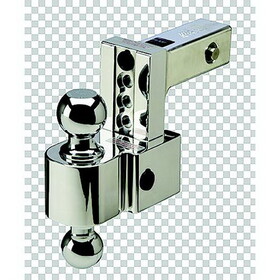 Flash DTALBM6400 2" Shank Adjustable Locking Ball Mt. 5" Rise, 4" Drop