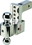 Progress 47003400 Flash Silent Tow Ball Mount, 5" Rise, 4" Drop, Price/EA