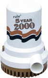Rule Gold Series 3000 GPH High Capacity Manual Bilge Pump, 12V