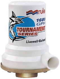 Rule 12V Tournament Series Livewell/Aerator Pump 1600 GPH, 209B