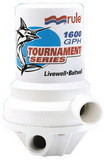 Rule 12V Tournament Series Livewell/Aerator Pump 1600 GPH