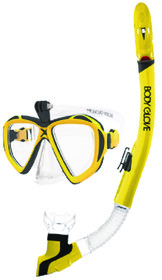Body Glove Body Glove 17037CMBYELBLK Passage Mask/Snorkel Combo