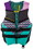 Body Glove 20224WAQUPRPXL Adult Phantom PFD&#44; Women's XL.&#44; Aqua/Purple, Price/EA