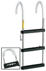 Garelick EEz-In Telescoping Stainless Steel Gunwale Hook Ladder