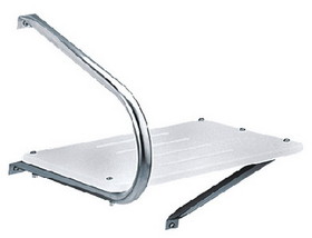 Garelick EEz-In Swim Platform Only With One Wrap Around Rail and One Underside Support Rail For Boats With Outboard Motors, 19530