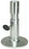 Garelick EEz-in Adjustable Height Standard Friction Lock 2.875" Seat Base&#44; Smooth Stanchion&#44; Satin Anodized Finish, 75436-G, Price/EA