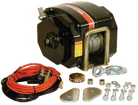 Powerwinch 12V Model 912 Marine Trailer Winch With 7/32" x 40' Cable&#44; Max Load 11&#44;500 lbs.&#44; Vertical Lift 4000 lbs., P77912