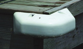 Taylor Dock Pro Heavy-Duty Vinyl Dock Bumper 4" D x 5" H White