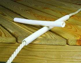 Taylor Made 96013 Taylor Chafe Guards For 1/2" to 5/8" Lines - White (Sold in Pairs)