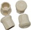 Taylor 96025 Rubber Chair Tips - White (4 Per Pack), Price/PK