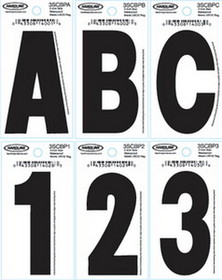 Hardline Products 3" Dyer Font Number, 10 Pack