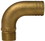 Groco FFC Bronze Full Flow 90 Degree Pipe-To Hose Adapter With NPT Thread, FFC-500, Price/EA