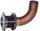 Groco HTHC-750-S HTHC-S #316 SS Hose Thru-Hull 90 Degree With Bronze Nut, Price/EA