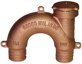 Groco HVL1500 Bronze Vented Loop For Hose, HVL-1500