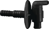 JR Products 04-62415 0462415 Dual Barbed Drain Cock, Black