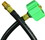 JR Products 0731555 RV Thermoplastic Pigtail Hose with 1/4" Male Pipe Thread End, Price/EA
