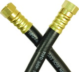 JR Products RV Thermoplastic LP Supply Hose with (2) 3/8