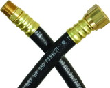 JR Products RV Thermoplastic LP Supply Hose with 1/2