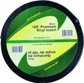 JR Products Vinyl Insert - Premium, 100&#39; Black