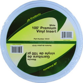 JR Products Vinyl Insert - Premium, 100&#39; White