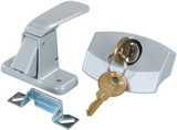 JR Products 10805 Silver Universal Door Latch for RV Camper