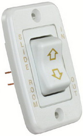 JR Products Low Profile RV Slide Out Switch with Bezel, 12345