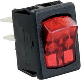 JR Products Mini Illuminated On/Off Switches - 120V, SPST, 12765