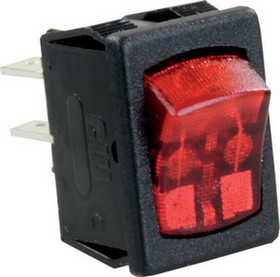 JR Products Mini Illuminated On/Off Switches - 120V&#44; SPST, 12765