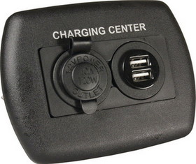 JR Products RV 12V/USB Charging Center, 15095
