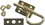 JR Products Universal Latch&#44; Brass, 20645, Price/EA